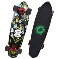Planche de cruiser en érable de 24 pouces, collection, avec votre propre poissons