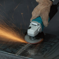 Meuleuse d'angle MAKITA M9509B, ponceuse, machine à polir et à découper le métal pour usage domestique, alimentation CA, interrupteur latéral