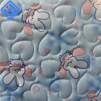 Tissu en tweed 100% polyester en gros, imprimé, sergé, tricoté pour la fabrication de sacs et de bagages, séchage rapide, matériau de décoration DIY