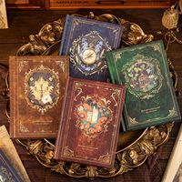 Carnet de notes et de journal intime pour étudiant, style rétro européen du XXe siècle, avec impression de chansons religieuses, pour loisirs créatifs, reliure cousue à la main, 2026