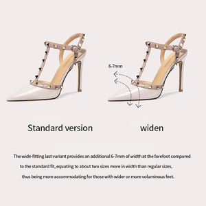 <span class=keywords><strong>Sandalias</strong></span> Decoradas con Remaches Personalizadas para Mujer, Zapatos de Lujo para Mujer, <span class=keywords><strong>Sandalias</strong></span> Casuales de Boda para Mujer - Product Image 4