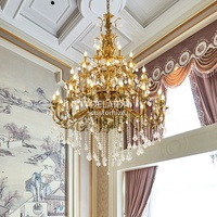 Lustre antique en cristal, luminaire suspendu décoratif, lustre en cristal de luxe, lustre pour salon