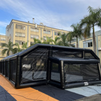 Terrain de football gonflable pour fêtes et événements, grande arène sportive gonflable pour jeux et divertissement