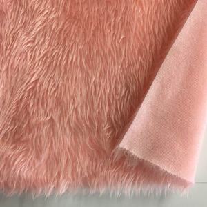 Trame tricotée 25MM doux lisse <span class=keywords><strong>pas</strong></span> <span class=keywords><strong>cher</strong></span> 100% Polyester peluche jouet synthétique cheveux longs artificiels <span class=keywords><strong>tissu</strong></span> en <span class=keywords><strong>fausse</strong></span> <span class=keywords><strong>fourrure</strong></span> - Product Image 5