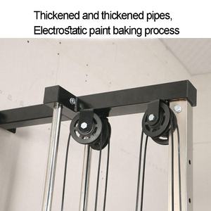 Système de <span class=keywords><strong>poulie</strong></span> double réglable pour entraînement physique et <span class=keywords><strong>station</strong></span> de câble chargée sur plaque - Product Image 4