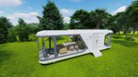 Appartement de luxe V7+ pour hôtel, chambre King Size, structure en acier, étanche, sans terrasse, surface complète