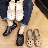 Sandales pour hommes à bout rond, design simple, vente en gros, printemps automne, antidérapantes, résistantes à l'usure, semelles épaisses en EVA, pour adolescents