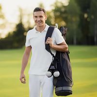 Porte-balles de golf amusant et portable, accessoire de golf, cadeau pour golfeurs avec clip porte-clés, fixation facile sur sac ou chariot