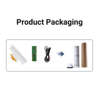 Film tactile capacitif multi-touch souple USB de 32 pouces, film tactile interactif industriel, capteur de film tactile