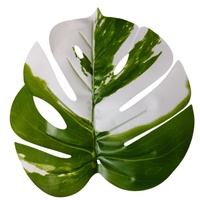 Yopin-6120 Vente en gros de feuilles de Monstera artificielles vertes, plantes vertes en pot pour la décoration de la maison