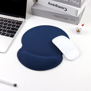 Custom Color Logo Shape Non-Slip Base <b>Silicone</b> Ergonomic Mouse <b>Pad</b> with Wrist Rest Support Cushion for Office Computer Laptop - Product Image 1