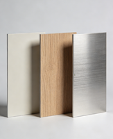 Panel Compuesto de Aluminio (ACP/ACM) con Textura de Madera, Resistente al Fuego, de 4mm, 5 Metros, Material de Construcción para Fachadas y Revestimiento de Paredes Exteriores para Hoteles