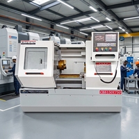 Tour horizontal CNC CK6150, tour à métaux robuste pour pièces en acier inoxydable, usinage industriel