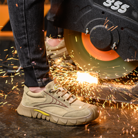 Bottes de sécurité industrielles légères pour le travail Chaussures de sécurité pour hommes avec embout en acier