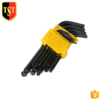 9 PC Lengan Panjang Torx Hexagon Key Set Obeng Spanner L Menangani Hex Kunci Pas Set