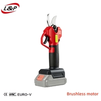 Sécateur sans fil L&P sans balais avec affichage numérique, coupe-branches à batterie, outil de jardinage pour arbres fruitiers, couple élevé, OEM