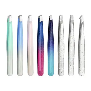 Plasma Gold Eyelash Tweezers High Quality Private Label Lash Tweezers and Eyelash Spring Scissors Lash Tools