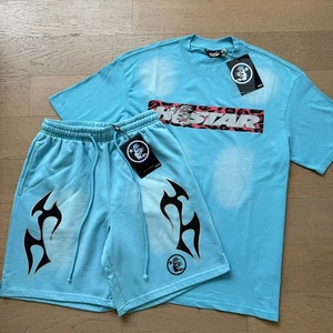 Foreign Trade Cross-border Wholesale Hip Hop Vintage <b>Animal</b> Print Summer <b>Men</b> Crew Neck Loose Short-sleeve Eco-friendly 300 Grams - Product Image 2