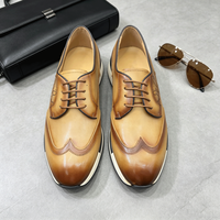 Chaussures habillées pour hommes de haute qualité à semelle épaisse, motif crocodile, en cuir, style baskets, pour affaires et occasions décontractées