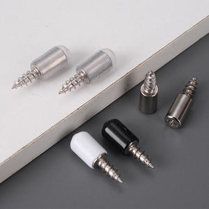 Supports d'armoire en métal robuste, épingles en fer zingué pour quincaillerie de meubles, style simple, installation facile - Product Image 4
