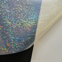 Fournisseur de Matériaux en Gros : Rouleau de Vinyle Holographique Autocollant à Motif Circulaire pour Imprimante Jet d'Encre