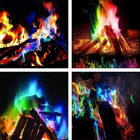 Fête Camping Couleur Feux Astuces Coloré Bonfire Xmas Cheminée Usine Magique Flammes Mystiques Poudre De Feu Magique