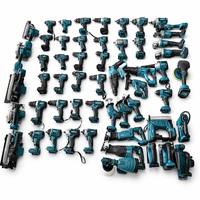 Kit combiné d'outils électriques sans fil robustes avec batterie au lithium longue durée pour les travaux de construction et les tâches de réparation quotidiennes