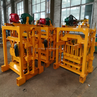 Machine manuelle de fabrication de blocs de ciment creux à faible coût pour petites usines en Chine, à vendre