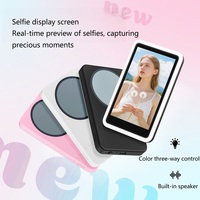 Écran magnétique arrière pour téléphone, dispositif de synchronisation multi-écrans sans fil, éclairage d'appoint pour diffusion en direct et selfies