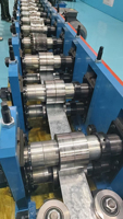 Machine de profilage de profilés en acier pour cloisons sèches et de canaux en C, contrôlée par PLC, avec moteur, pour la construction