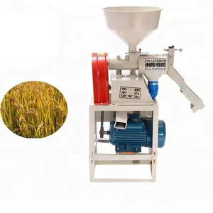 Mobile electric rice milling machine parboiled rice mill