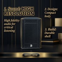 Système audio subwoofer haute résolution ODM/OEM, enceintes actives professionnelles de 8 pouces, système de sonorisation en ligne