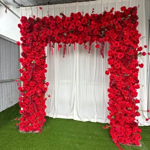 L-SFA019 Arco de Flores para Boda al por Mayor, Fondo de Arco Verde, Set de Flores Artificiales para Decoración de Arco de Boda - Product Image 2