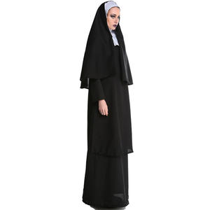 <span class=keywords><strong>Vestido</strong></span> <span class=keywords><strong>de</strong></span> <span class=keywords><strong>Monja</strong></span> para Día Festivo, Uniforme <span class=keywords><strong>de</strong></span> Sacerdote, Atuendo para Espectáculos <span class=keywords><strong>de</strong></span> Danza del Medio Oriente - Product Image 4