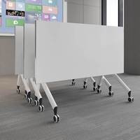 Ensemble de tables de conférence et de formation modulaires en bois, pliables, avec fonctions extensibles et réglables