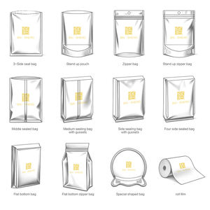 Embalagem Personalizada Descartável de 100ml/250ml/500ml para Líquidos, Sucos, Iogurtes, Bebidas e Gelatinas, com Bico Dosador, Grau Alimentício - Product Image 5