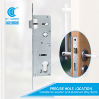 Offre Spéciale : Ensemble de Corps de Serrure à Mortaise Cylindrique en Acier Inoxydable 85mm, Clé en Laiton, Sécurité Renforcée, Matériau en Alliage de Zinc