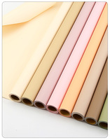 Papier d'emballage pour fleurs imperméable de 56 cm x 10 yards, papier d'emballage floral coréen, papier d'emballage pour fleuristes