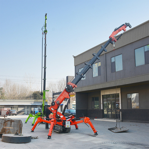 עגור tonlita עגור 3 טון יורו 5 דיזל מעלית מעלית סל מאוישת סל זכוכית מקורה לעוף ג 'יב - Product Image 1