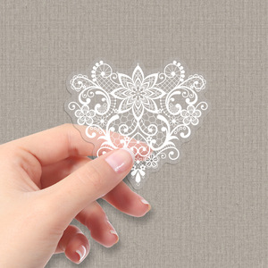 50 Adesivi Decorativi in PET Trasparente Non Tagliabili, Materiale per Scrapbooking e Decorazioni Fai-da-Te con Motivi Femminili - Product Image 4
