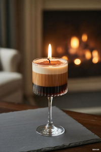 Odeur Couleur Autocollant Saveur Vanille Moule Parfum Personnalisé En Gros Tasse Envoyé Frais Cannelle Glace Latte Verre Tasse Café Bougie - Product Image 2