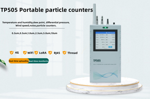 Xách tay chất lượng cao Phân tích bụi <span class=keywords><strong>PM2.5</strong></span> PM10 pm0.5 2.83l chất lượng không khí <span class=keywords><strong>Tester</strong></span> 4 gam Ethernet Laser hạt truy cập cho phòng sạch - Product Image 3