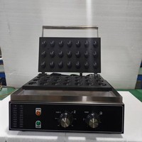 Gaufrier Électrique Commercial 220V à 21 Trous, 1550W, pour Gaufres Croustillantes en Forme de Gousse de Châtaigne, Neuf, Cuiseur à Pain