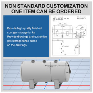 Werkseitig angepasster ASME 10L Edelstahl Mini Druckluft behälter Luftdruck <span class=keywords><strong>tank</strong></span> Luftbehälter - Product Image 5