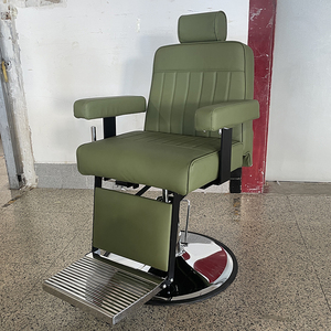 Prezzo di fabbrica all'ingrosso barbiere parrucchiere sedia Styling pesante reclinabile rotazione rotonda Base barbiere sedia per gli uomini - Product Image 5