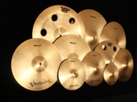 Ensemble de batterie et de cymbales professionnelles de haute qualité en bronze artisanal, 80% cuivre + 20% étain, vente en gros