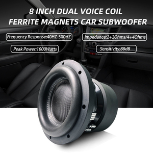 Subwoofer Auto 8 Pouces Double Bobine Mobile 1000W, Haut-Parleur <span class=keywords><strong>de</strong></span> Graves avec Triple Aimants - Product Image 3