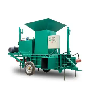 Otomatik silaj briketleme makinesi/pirinç buğday mısır saman hidrolik balya makinesi/ahşap talaş saman balyalama makinesi hayvan yemi için