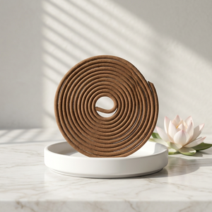 Incienso de Sándalo en Espiral Aromatic Maharaja Gold Ecológico Orgánico para Todas las Estaciones Aromaterapia de Larga Duración 24 Horas - Product Image 3