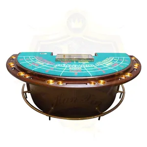 Mesa profesional de alta gama para juegos de Casino, mesa de póker, Baccarat